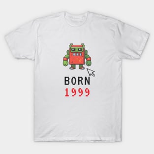 8 Bit Robot Born in 1999 T-Shirt